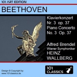 Albumcover BEETHOVEN Klavierkonzert Nr. 3 in c-moll op. 37 - Alfred Brendel, Wiener Symphoniker, HEINZ WALLBERG