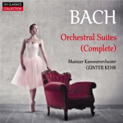 Cover BACH Orchester-Suiten Nr. 1 - 4 (Gesamtaufnahme) - Mainzer Kammerorchester - GÜNTER KEHR