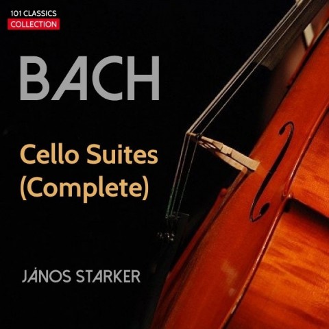 Albumcover BACH Cellosuiten (Gesamtaufnahme) BWV 1007–1012 - JÁNOS STARKER Albumcover BACH Cellosuiten (Gesamtaufnahme) BWV 1007–1012 - JÁNOS STARKER