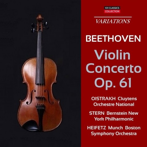 Cover BEETHOVEN Violinkonzert in 3 Versionen - Jascha Heifetz - David Oistrach - Isaac Stern Cover BEETHOVEN Violinkonzert in 3 Versionen - Jascha Heifetz - David Oistrach - Isaac Stern