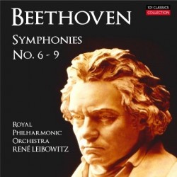 Cover BEETHOVEN  Die Sinfonien Nr. 6 bis 9 -  Inge Borkh, Royal Philharmonic Orchestra - Beecham Choral Society - RENÉ LEIBOWITZ