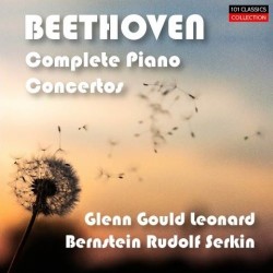 Albumcover BEETHOVEN Klavierkonzerte (Gesamtaufnahme / Complete) - Glenn Gould - Rudolf Serkin - LEONARD BERNSTEIN u. a.