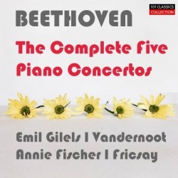 Albumcover BEETHOVEN Klavierkonzerte (Gesamtaufnahme) - Emil Gilels - Annie Fischer  - Paris Conservatoire Orchestra u. a.