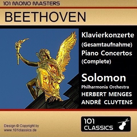 Albumcover BEETHOVEN Klavierkonzerte (Historische Aufnahme - REMASTER) - Solomon - Philharmonia Orchestra, MENGES CLUYTENS