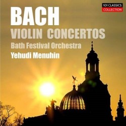Cover BACH Violin- und Doppelkonzerte BWV 1041-1043, 1060 - Yehudi Menuhin - Bath Festival Orchestra - Violin Concertos