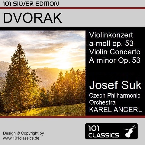 Cover DVORAK Violinkonzert a-moll op. 53 - Josef Suk, Tschechische Philharmonie, KAREL ANCERL Cover DVORAK Violinkonzert a-moll op. 53 - Josef Suk, Tschechische Philharmonie, KAREL ANCERL