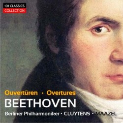 Cover BEETHOVEN Ouvertüren - Berliner Philharmoniker - ANDRÉ CLUYTENS, LORIN MAAZEL