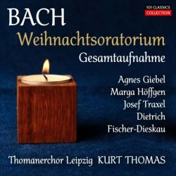 Cover BACH Weihnachts-Oratorium (Gesamtaufnahme) - Fischer-Dieskau - Thomaner-Chor & Gewandhaus-Orchester Leipzig - KURT THOMAS