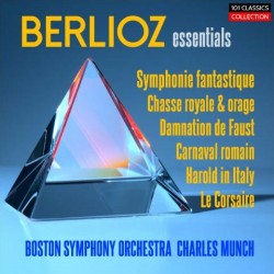 Cover BERLIOZ - The Essentials: Symphonie fantastique - Le carnaval romain u. a. - Boston Symphony Orchestra - CHARLES MUNCH