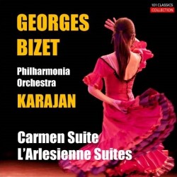 Cover BIZET Carmen Suite - L’Arlesienne Suiten - Philharmonia Orchestra London - HERBERT VON KARAJAN