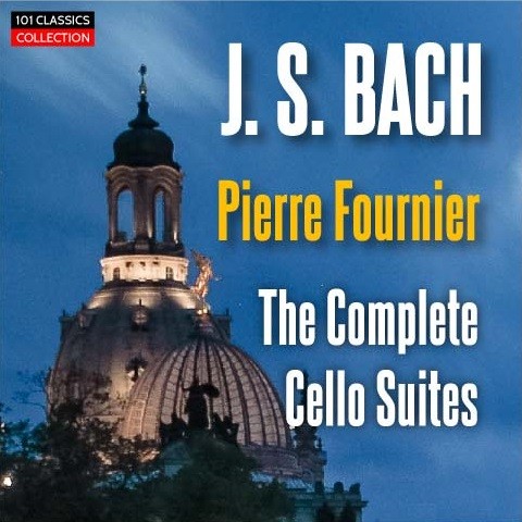 Cover BACH Cellosuiten (Gesamtaufnahme) BWV 1007–1012 - PIERRE FOURNIER