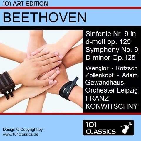 Albumcover BEETHOVEN Sinfonie Nr. 9 - Theo Adam - Gewandhausorchester Leipzig - KONWITSCHNY Albumcover BEETHOVEN Sinfonie Nr. 9 - Theo Adam - Gewandhausorchester Leipzig - KONWITSCHNY