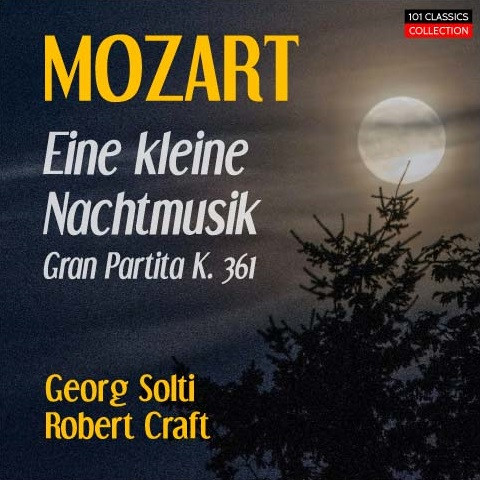 Cover MOZART "Eine kleine Nachtmusik" KV 525 & "Gran Partita" KV 361 - SIR GEORG SOLTI, Israel Philharmonic Orchestra u. a.