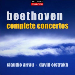 Cover BEETHOVEN  Complete Concertos - Claudio Arrau, David Oistrakh - Philharmonia Orchestra London - ALCEO GALLIERA u. a.