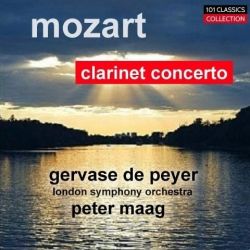 Cover MOZART Klarinettenkonzert in A-dur KV 622 - Gervase de Peyer, London Symphony Orchestra, PETER MAAG