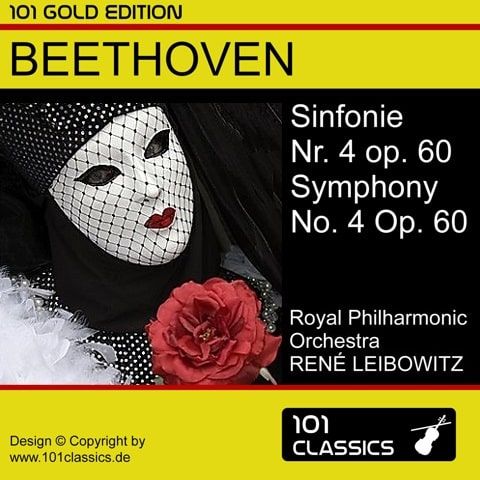 Cover BEETHOVEN Sinfonie Nr. 4 in B-Dur op. 60 - Royal Philharmonic Orchestra, RENÉ LEIBOWITZ Cover BEETHOVEN Sinfonie Nr. 4 in B-Dur op. 60 - Royal Philharmonic Orchestra, RENÉ LEIBOWITZ