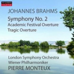 Cover BRAHMS  Sinfonie Nr. 2 in D-Dur op. 73 - Ouvertüren - Wiener Philharmoniker u. a. PIERRE MONTEUX