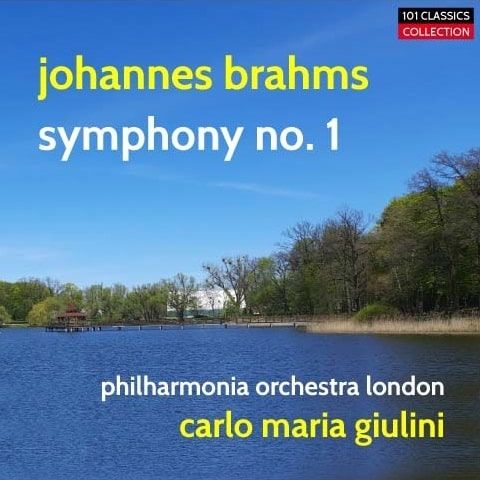 Cover BRAHMS Sinfonie Nr. 1 in c-moll op. 68 - Philharmonia Orchestra London, CARLO MARIA GIULINI Cover BRAHMS Sinfonie Nr. 1 in c-moll op. 68 - Philharmonia Orchestra London, CARLO MARIA GIULINI