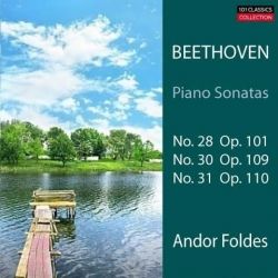 Cover zu BEETHOVEN Klaviersonaten - No. 28  Op. 101 · No. 30  Op. 109 · No. 31  Op. 110 - Andor Foldes