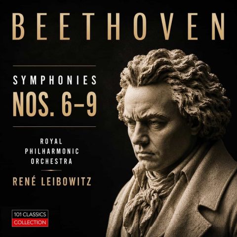 Cover BEETHOVEN  Die Sinfonien Nr. 6 bis 9 -  Inge Borkh, Royal Philharmonic Orchestra - Beecham Choral Society - RENÉ LEIBOWITZ