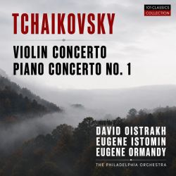 Cover TSCHAIKOWSKY Violinkonzert & Klavierkonzert David Oistrach - Philadelphia Orchestra - EUGENE ORMANDY