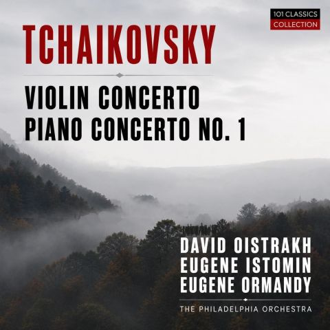 Cover TSCHAIKOWSKY Violinkonzert & Klavierkonzert David Oistrach - Philadelphia Orchestra - EUGENE ORMANDY