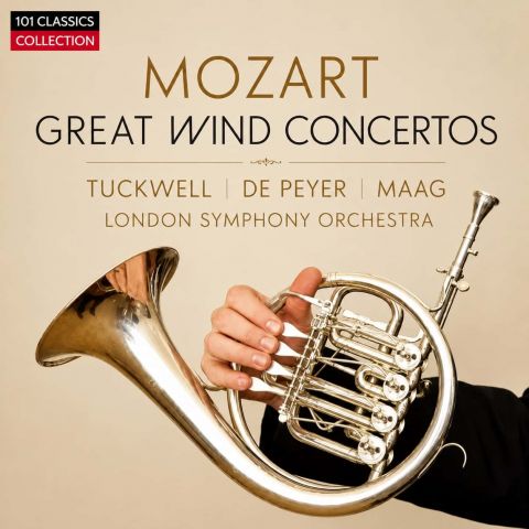 Cover MOZART Berühmte Bläserkonzerte - Gervase de Peyer - Barry Tuckwell - London Symphony Orchestra - PETER MAAG