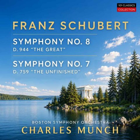 Cover zu SCHUBERT  Sinfonie Nr. 7 & 8 - Boston Symphony Orchestra - CHARLES MUNCH