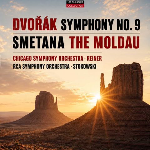 Cover DVORAK Sinfonie Nr. 9 "Aus der Neuen Welt" - SMETANA Die Moldau - Chicago Symphony Orchestra, REINER