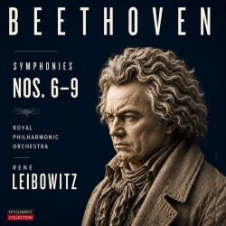 Cover BEETHOVEN  Die Sinfonien Nr. 6 bis 9 -  Inge Borkh, Royal Philharmonic Orchestra - Beecham Choral Society - RENÉ LEIBOWITZ