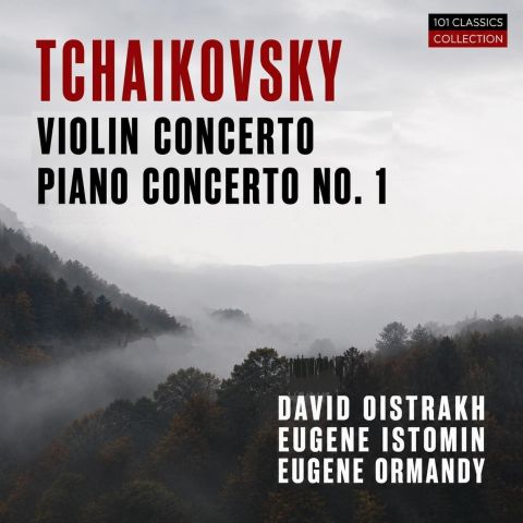 Cover TSCHAIKOWSKY Violinkonzert & Klavierkonzert David Oistrach - Philadelphia Orchestra - EUGENE ORMANDY