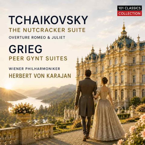 Cover TSCHAIKOWSKY & GRIEG Nußknacker & Peer Gynt - HERBERT VON KARAJAN | Audiophile Edition – MP3-Album 320 kbps