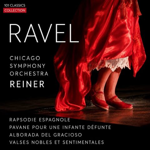 Cover RAVEL Alborada Del Gracioso - Rapsodie Espagnole - Pavane - Chicago Symphony Orchestra, REINER