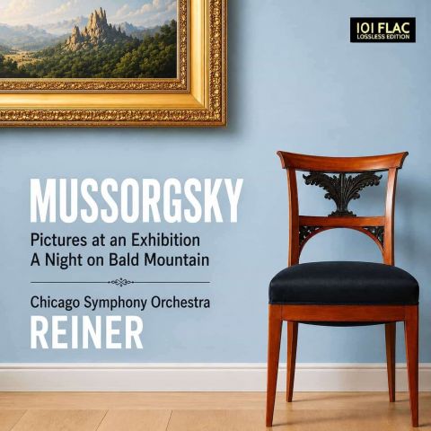 Cover MUSSORGSKY Bilder einer Ausstellung & Eine Nacht auf dem kahlen Berg - Chicago Symphony Orchestra - FRITZ REINER