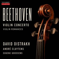 Cover zu BEETHOVEN VIOLINKONZERT & VIOLINROMANZEN - David Oistrach - Orchestre National Radiodiffusion - ANDRÉ CLUYTENS u. a.