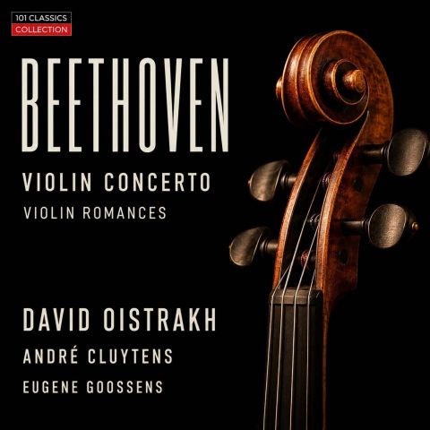 Cover zu BEETHOVEN VIOLINKONZERT & VIOLINROMANZEN - David Oistrach - Orchestre National Radiodiffusion - ANDRÉ CLUYTENS u. a.