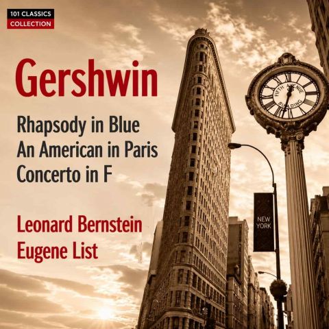 Cover GERSHWIN  Rhapsody in Blue - Columbia Symphony Orchestra - LEONARD BERNSTEIN