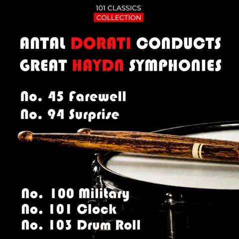 Cover HAYDN Abschiedssinfonie und andere große Sinfonien - London Symphony Orchestra - ANTAL DORATI