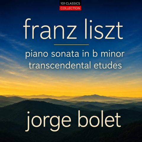 Cover LISZT Klaviersonate h-moll, Transzendentale Etüden - Jorge Bolet