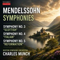 Cover MENDELSSOHN Sinfonien Nr. 3 - 5 - Boston Symphony Orchestra - CHARLES MUNCH