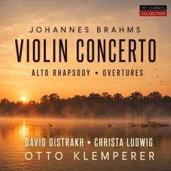 Cover BRAHMS Violinkonzert in D-dur op. 77 - David Oistrach - OTTO KLEMPERER + Bonus: Alt-Rhapsodie etc.