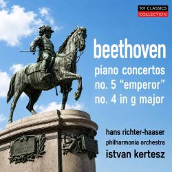 Albumcover BEETHOVEN Klavierkonzert No. 4 & 5 "Emperor" - Hans Richter-Haaser - Philharmonia Orchestra - ISTVÁN KERTÉSZ