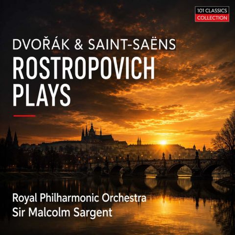Cover DVORAK & SAINT-SAËNS Cellokonzerte - Rostropovich - ADRIAN BOULT