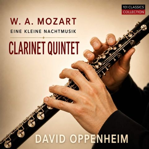 Cover MOZART Klarinettenquintett - Eine kleine Nachtmusik (Originalfassung) - David Oppenheim