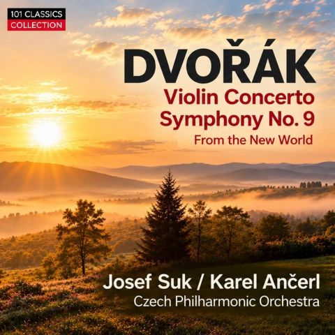 Cover DVORAK Violinkonzert a-moll & Sinfonie Nr. 9 - Josef Suk
