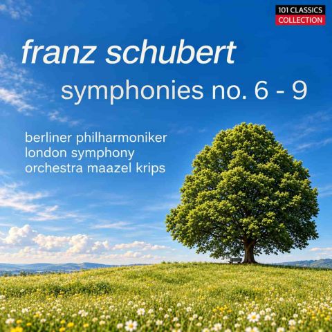 Cover SCHUBERT  Sinfonien Nr. 6 - 9 - Berliner Philharmoniker - LORIN MAAZEL u. a.