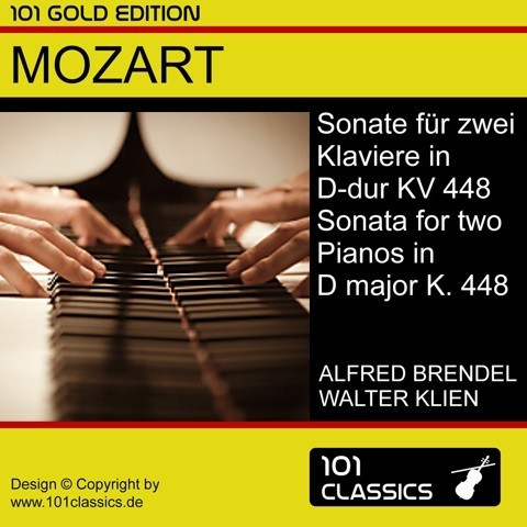 Cover MOZART Sonate für zwei Klaviere in D-dur KV 448 - ALFRED BRENDEL, WALTER KLIEN