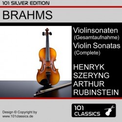 Cover BRAHMS Violinsonaten (Gesamtaufnahme) - Henryk Szeryng - Arthur Rubinstein